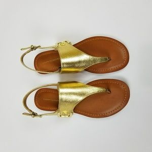 Tommy Hilfiger Gold Sandals Women's Size 7